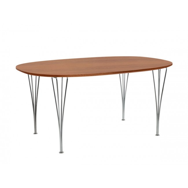 프리츠한센 SUPER-엘립티컬 테이블 Series - 월넛 180 x 120cm Fritz Hansen Super-Elliptical Table Walnut 03270
