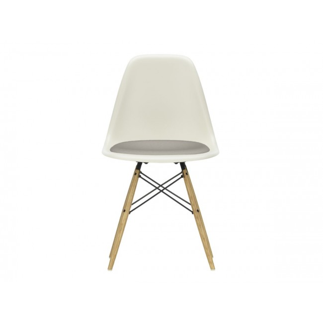 비트라 DSW 임스 플라스틱 사이드 체어 with Seat 쿠션 - Honey Tone Ash Base Vitra Eames Plastic Side Chair Cushion 02868
