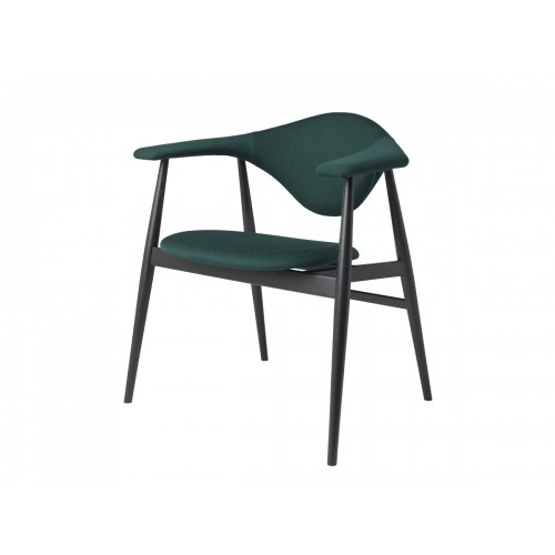 구비 Masculo 다이닝 체어 의자 - Fully Upholstered Wooden Base Gubi Dining Chair 02739
