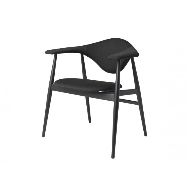 구비 Masculo 다이닝 체어 의자 - Fully Upholstered Wooden Base Gubi Dining Chair 02739