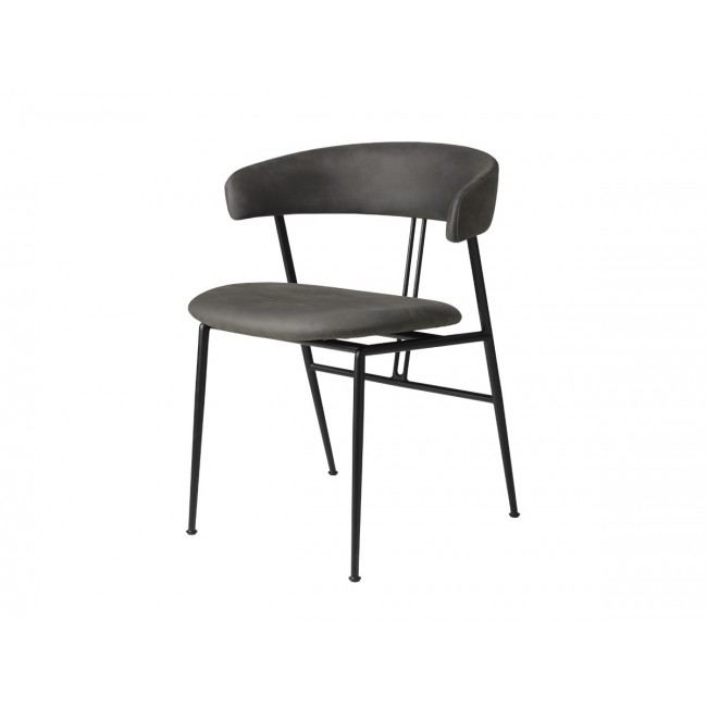 구비 Violin 다이닝 체어 의자 - Fully Upholstered 레더 Gubi Dining Chair Leather 02699