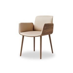 Punt Hug 다이닝 체어 의자 - 레더 Dining Chair Leather 02683