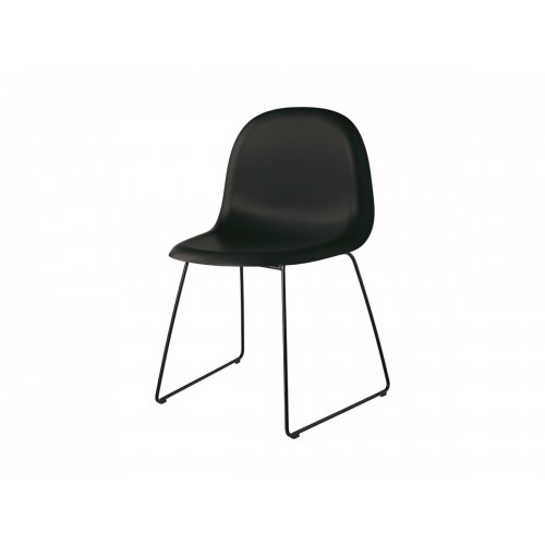 구비 3D 다이닝 체어 의자 - Sledge Base 크롬 베이스 Gubi Dining Chair Chrome 02666