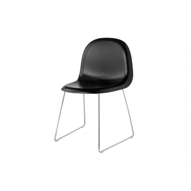 구비 3D 다이닝 체어 의자 - Sledge Base 크롬 베이스 Gubi Dining Chair Chrome 02666