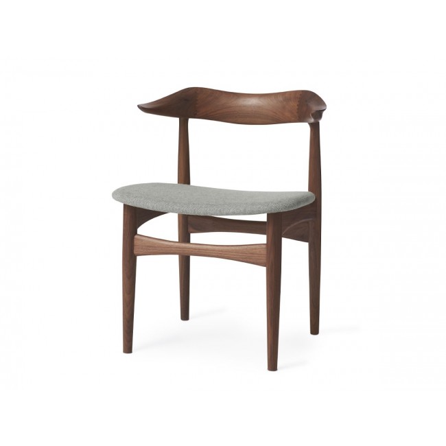 웜 노르딕 Cow Horn 다이닝 체어 의자 Oak 프레임 Warm Nordic Dining Chair Frame 02658