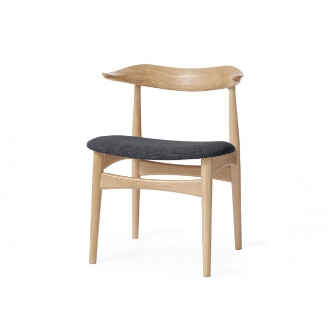 웜 노르딕 Cow Horn 다이닝 체어 월넛 프레임 Warm Nordic Dining Chair Walnut Frame 02657