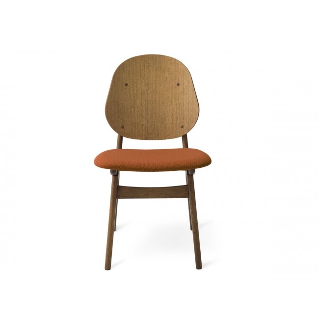 웜 노르딕 Noble 다이닝 체어 의자 - Seat Upholstered 화이트 오일 오크 프레임 Warm Nordic Dining Chair White Oiled Oak Frame 02655