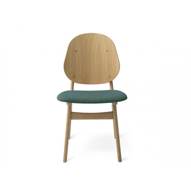 웜 노르딕 Noble 다이닝 체어 의자 - Seat Upholstered Teak 오일 오크 프레임 Warm Nordic Dining Chair Oiled Oak Frame 02654