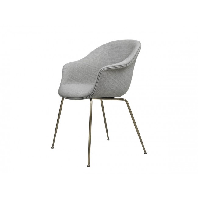 구비 Bat 다이닝 체어 의자 - 메탈 Base Fully Upholstered Gubi Dining Chair Metal 02610