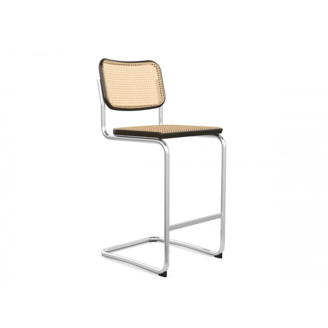 놀 세스카 Bar 스툴 - Cane Seat Height: 106.5cm Knoll Studio Cesca Stool 01217