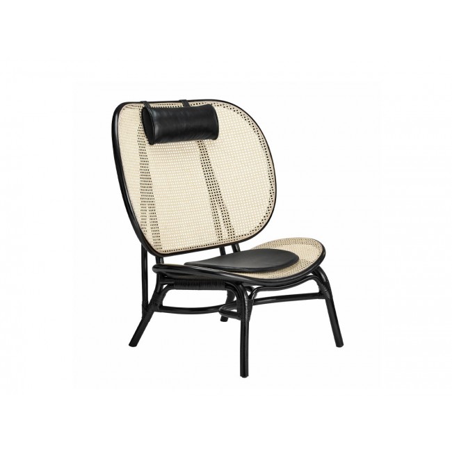 노르11 Nomad 체어 의자 블랙 뱀부 프레임 NORR11 Chair Black Bamboo Frame 01023