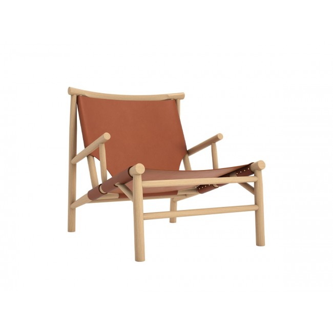노르11 Samurai 라운지체어 네추럴오크 프레임 NORR11 Lounge Chair Natural Oak Frame 00993