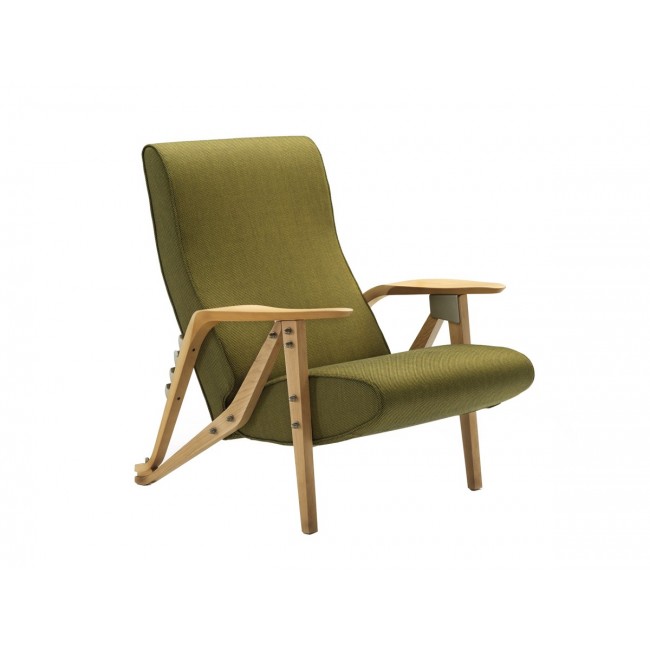 자노타 888 길다 CM 라운지 체어 월넛 프레임 Zanotta Gilda Lounge Chair Walnut Frame 00940
