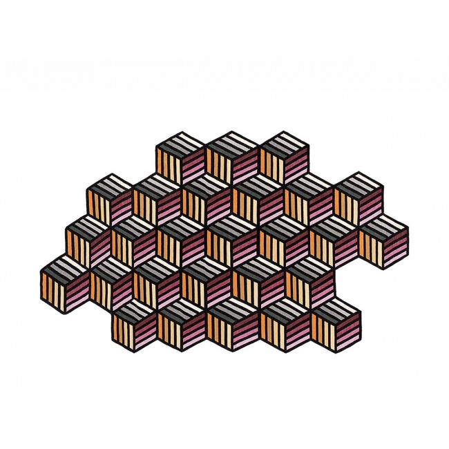 간 Parquet Hexagon 러그 188cm x 305cm GAN Rug 04350