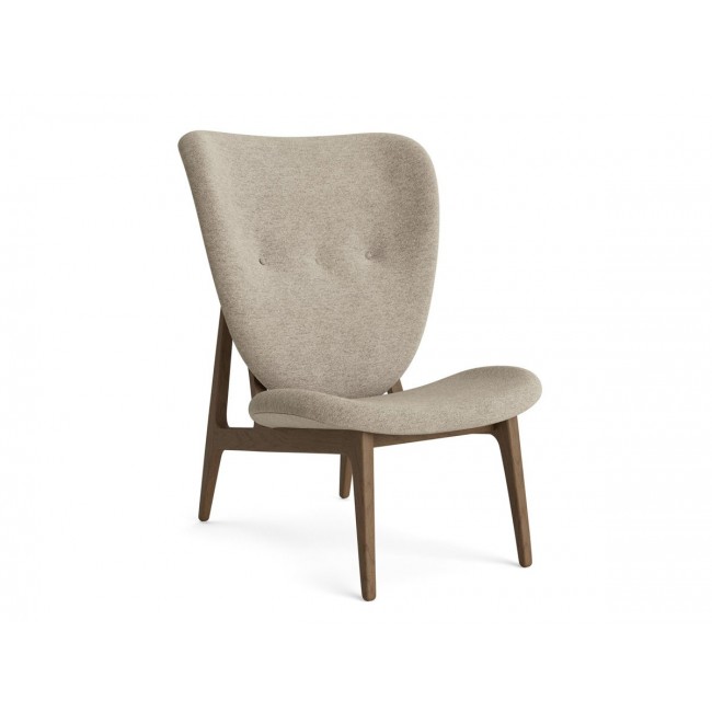 노르11 코끼리 라운지체어 - Fully Upholstered Light 스모크드 오크 프레임 NORR11 Elephant Lounge Chair Smoked Oak Frame 00751