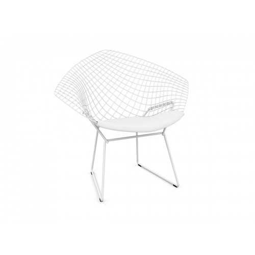 놀 베르토이아 다이아몬드 체어 의자 화이트 프레임 Knoll Studio Bertoia Diamond Chair White Frame 00683