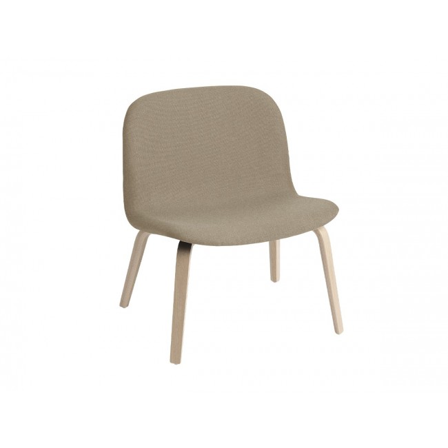 무토 Visu 라운지체어 - Wood Base Upholstered Stained 다크 브라운 Oak Muuto Lounge Chair Dark Brown 00680