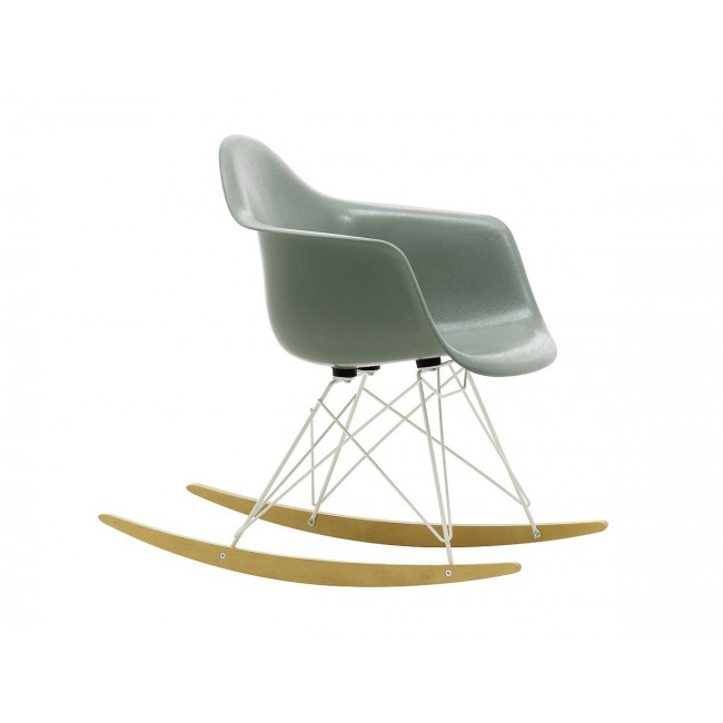 비트라 RAR 임스 파이버글래스 Rocking 체어 의자 - 골든 Maple Base Vitra Eames Fiberglass Chair Golden 00549