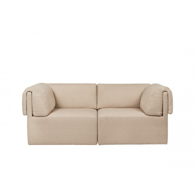 구비 Wonder Two 시터 소파 크바드라트 캔버스 2 패브릭 GUBI Seater Sofa Kvadrat Canvas Fabric 00341
