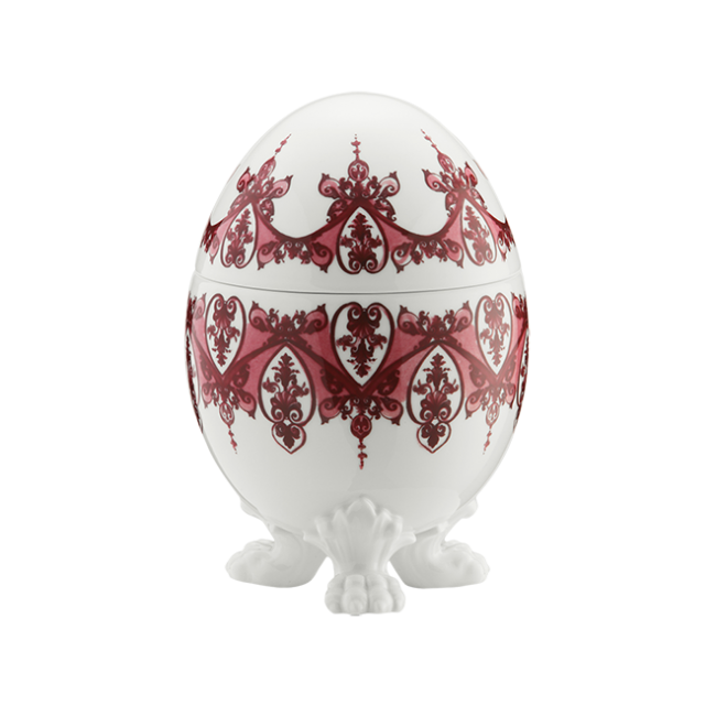 지노리 1735 에그 Babele Rosso Ginori Egg 01167