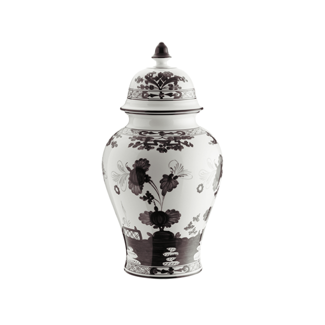 지노리 1735 라지 Potiche 화병 꽃병 오리엔트E Italiano Albus Ginori Large Vase Oriente 01150