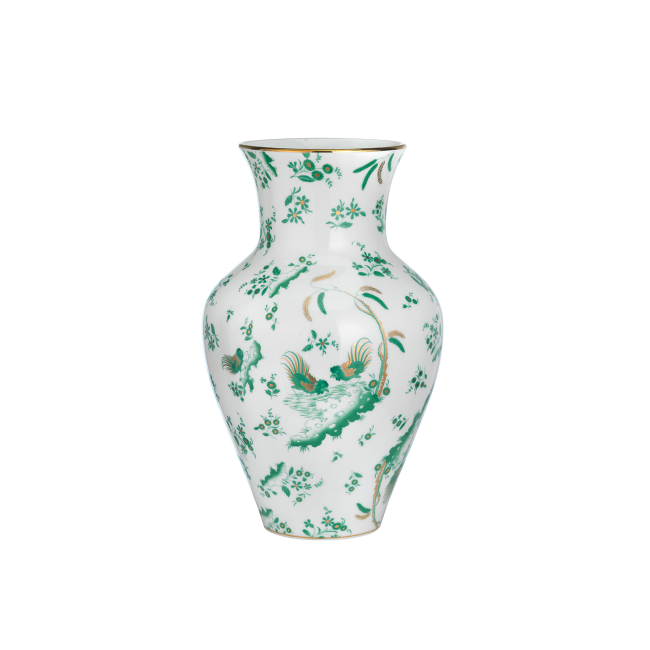 지노리 1735 라지 Ming 화병 꽃병 Oro di Doccia Giada Ginori Large Vase 01089