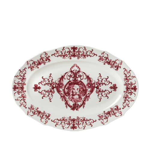 지노리 1735 플래터 Babele Rosso Ginori Platter 00891