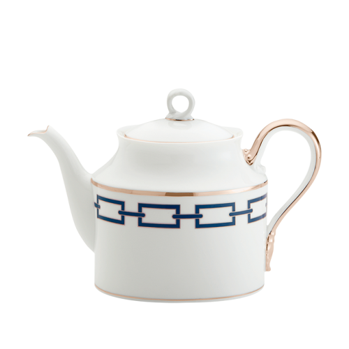지노리 1735 티포트 Catene Zaffiro Ginori Teapot 00672