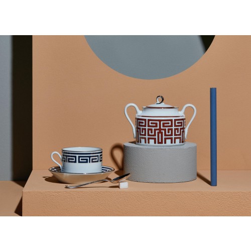 지노리 1735 Tea cup Labirinto Zaffiro Ginori 00433