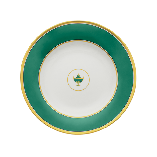 지노리 1735 Charger 접시 Contessa Smeraldo Ginori plate 00282