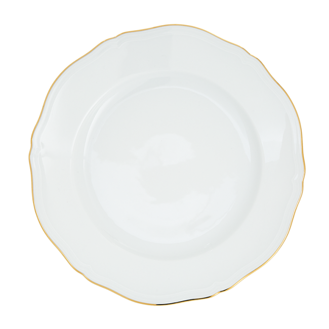 지노리 1735 Charger 접시 Corona oro Ginori plate 00281