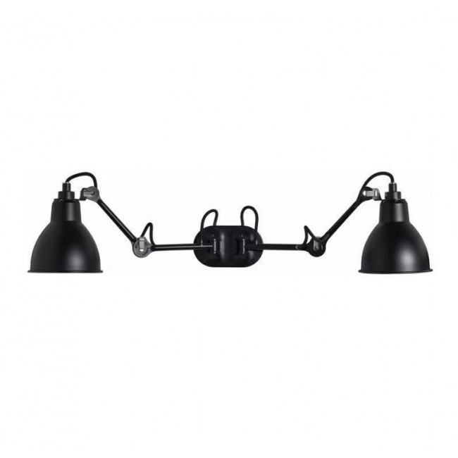 DCW 에디션 램프 그라스 204 더블 Bath 블랙 램프갓 DCW EDITIONS Lampe Gras 204 Double Bath Black Lampshade Black 40259