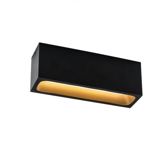웨버 앤 듀크레 Pirro 오팔 Ceiling 서피스 4.0 LED 블랙 / 골드 Wever & Ducre Pirro Opal Ceiling Surface 4.0 LED Black / Gold 39513