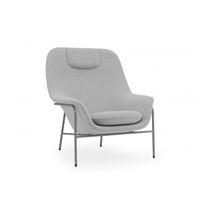 노만코펜하겐 Drape High Back 라운지체어 - 패브릭 with 메탈 Base Normann Copenhagen Lounge Chair Fabric Metal 04813