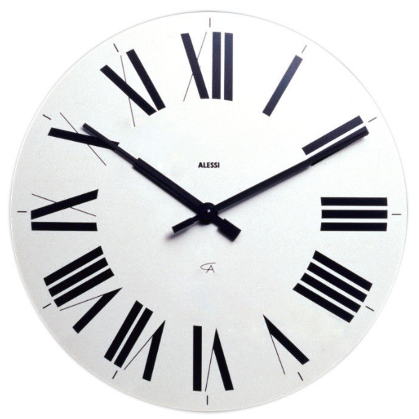 알레시 Firenze 시계 화이트 Alessi Clock White 03522