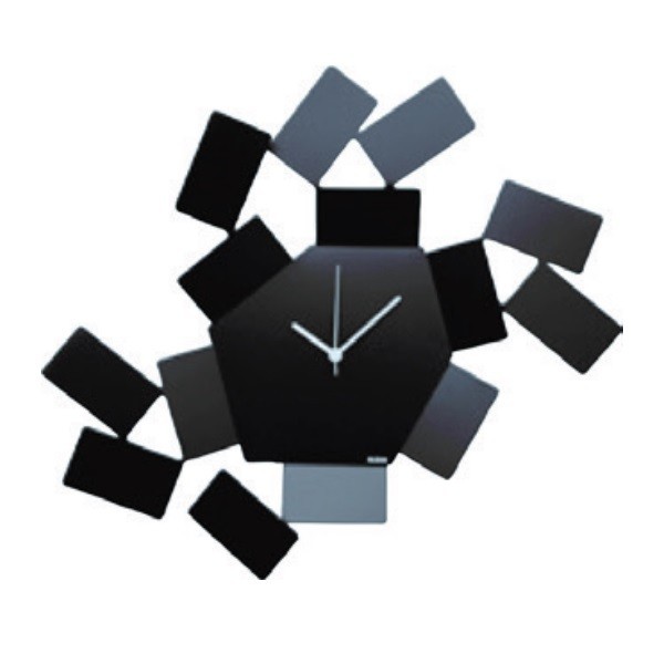 알레시 La Stanza Dello Scirocco 시계 블랙 Alessi Clock Black 03516