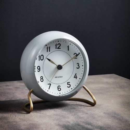 로젠달 Timepieces Station 테이블 시계 Grey Rosendahl Table Clock 03514