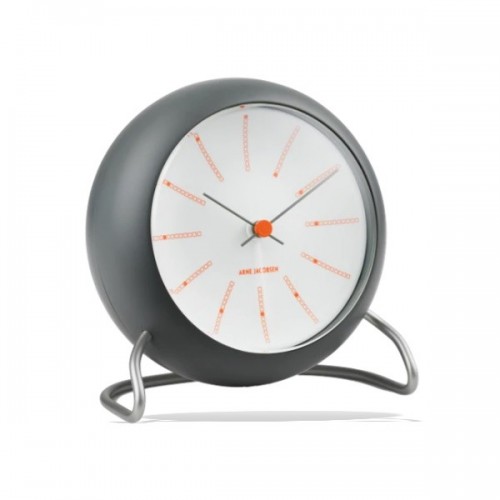 로젠달 Timepieces Bankers 테이블 시계 Grey Rosendahl Table Clock 03461