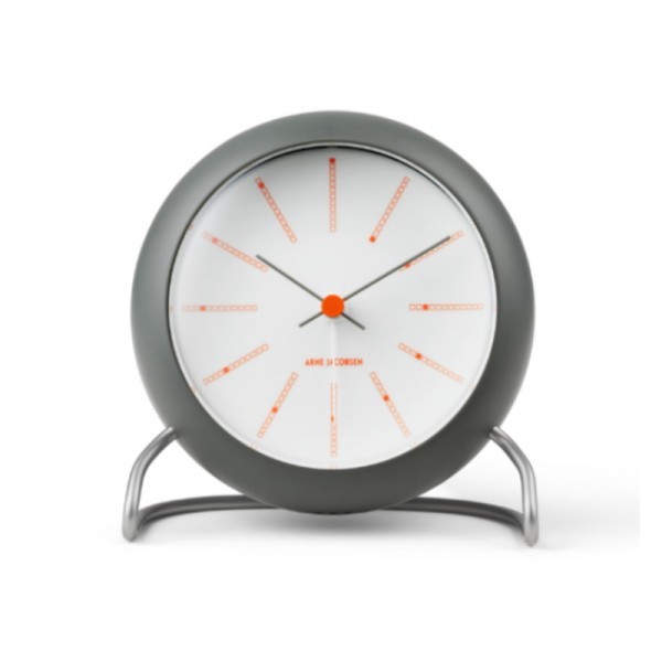 로젠달 Timepieces Bankers 테이블 시계 Grey Rosendahl Table Clock 03461