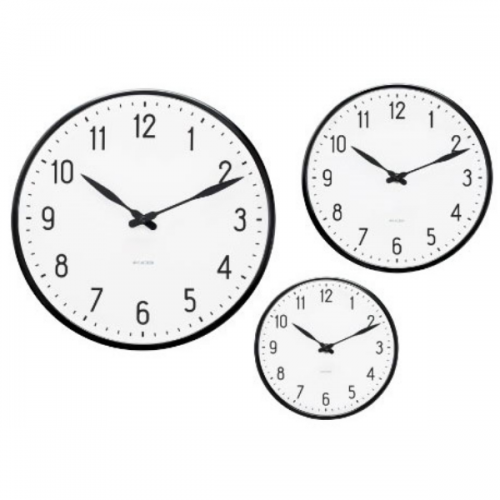 로젠달 Timepieces Arne Jacobesen Station 벽시계 29cm Rosendahl Wall Clock 03429