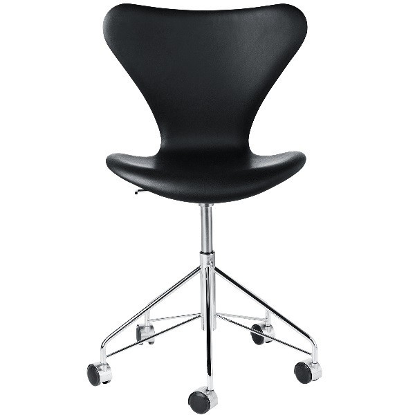 프리츠한센 Series 7 체어 의자 3117 회전형 스위블 fully upholstered 레더 Fritz Hansen Chair 3117  swivel chair  upholstered  leather 01533