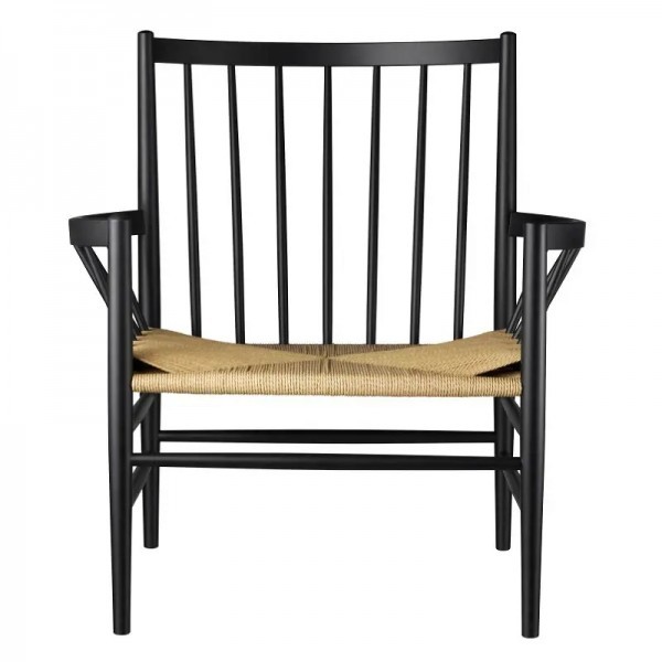 FDB Mobler J82 라운지체어 블랙 Beech Lounge Chair Black 00941