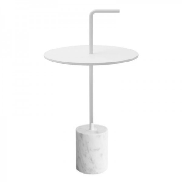 라파르마 Jey 테이블 40cm with handle 화이트 마블 Sale Lapalma Table White Marble 00748