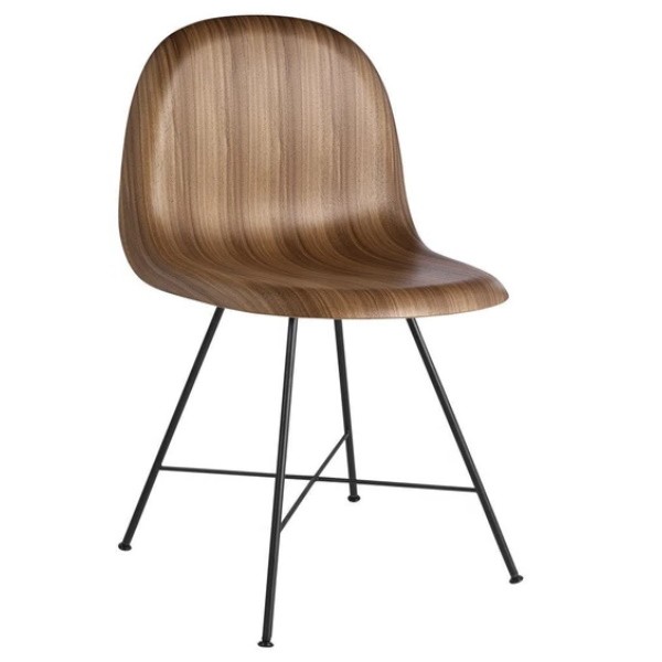 구비 3D 체어 의자 Un-Upholstered Center Base Gubi Chair Un-Upholstered  00348