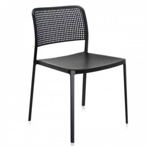 카르텔 Audrey 체어 의자 블랙/블랙 Kartell Chair Black/Black 00188