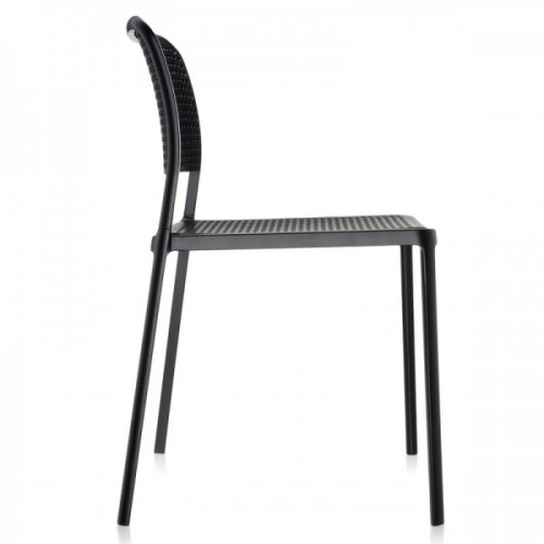 카르텔 Audrey 체어 의자 블랙/블랙 Kartell Chair Black/Black 00188