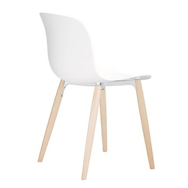 마지스 design 트로이 체어 의자 4 Legs Wood Polypropylene seat Magis Troy Chair 00178