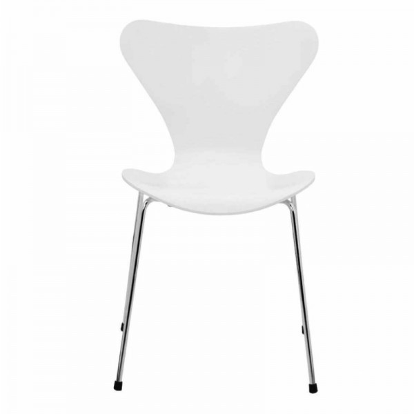 프리츠한센 Series 7 체어 의자 3107 래커 화이트/크롬 Fritz Hansen Chair Lacquered White/Chrome 00172