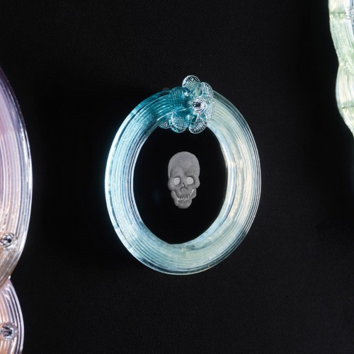 Ongaro & Fuga Round Skull 거울 #4 By Bradley Theodore 16816