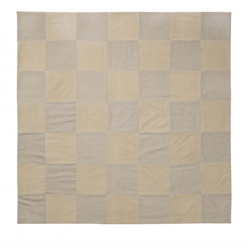 Tre Palma Blanched Almond and Ivory Throw 16103